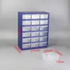 Ornamento de Mesa Gaveta-tipo Caixa de Armazenamento Peças de Parafuso Material Caixa de Ferramentas Montável na Parede Caixa de Componentes Eletrônicos Armário de Acessórios