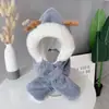 Bufanda de Invierno Gruesa y Cálida con Forro Polar de Pato de Dibujos Animados con Gorro Integrado para Protección de Orejas para Niños y Niñas Protección de Orejas de Invierno