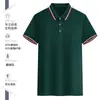 Polo de solapa ropa de trabajo personalizada manga corta estampado logo publicidad camisa cultural ropa de grupo empresarial personalizada bordado