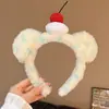 Linda Diadema de Peluche para Mujer, Nuevo Estilo de Dibujos Animados 2026, Adorable Pinza de Pelo Diadema, Accesorio para Fotos de Viaje, Versátil