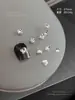 Joyería de Pedrería K9 de Alta Calidad con Parte Trasera Puntiaguda para Uñas, Pedrería Transparente Blanca tipo Caramelo de Roca Deslumbrante, Pedrería Irregular Apilada en Ángulo Recto Largo, Bolas de Pedrería para Uñas al por Mayor