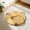 Alfombrilla rascadora para gatos lavable y duradera, alfombrilla redonda de algodón para dormir gatos, nido para mascotas adecuado para todas las estaciones