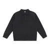 Sudadera con cuello de solapa para hombre, manga larga, estilo retro japonés, color liso, estilo básico, nueva llegada otoño 2026, chaqueta versátil