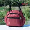 Bolsa Feminina Cor Sólida Bolsa Transversal Bolsa de Mão Impermeável Espessada Bolsa de Armazenamento para Mamães Bolsa Pequena de Tecido de Ombro Único Bolsa de Mão de Tecido Oxford