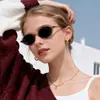 Nuevo Armazón de Gafas Ovalado Retro, Gafas de Sol Anti-UV, Modernas y de Moda, Stock Listo de Fábrica Gafas de Sol Polarizadas Tr
