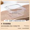 Caja de Empaque para Rollo de Pastel Cyber Celebre Caja de Empaque Transparente Cortada Rollo Suizo Individual Pequeño Postre Mousse Lasaña Horneado
