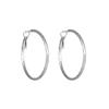Pendientes de alambre trenzado de acero de titanio hechos a mano con diseño de anillo de oreja de acero inoxidable con nicho en Europa y Estados Unidos, venta al por mayor, luz, lujo, nicho exquisito
