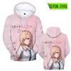 Vestindo boneca se apaixonar anime roupas com capuz suéter feminino primavera e outono solto casual hoodie