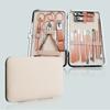 Spot cortadores de unhas de aço inoxidável conjunto rosa pedicure unhas Clippers 18 peças conjunto cortadores de unhas set box manicure set