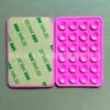 Ventosa de Silicone para Celular, Espessada com 24 Ventosas Quadradas de Silicone de Face Única, Adesivo Multifuncional para Suporte de Celular
