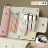Set de cortaúñas juego completo de cortaúñas cortaúñas para el hogar oblicuo pedicura herramientas para uñas set de belleza impresión regalo