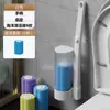 Escova de Vaso Sanitário Descartável, Ferramenta de Limpeza Doméstica, Escova de Vaso Sanitário Super Fácil de Usar