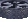 Fabricantes suministran directamente rueda de camping de 8 pulgadas rodamiento de goma rueda de equilibrio de neumáticos neumático sólido a prueba de pinchazos herramienta para coche rueda silenciosa