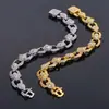 Hip-Hop Europeo y Americano Transfronterizo Cadena de Figura Infinito de 11 mm Collar de Trébol de Cuatro Hojas Joyería Creativa Personalizada de Alta Calidad Personalización para Hombres