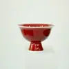 Taza de té gaiwan Langhong, taza de té de cerámica de alta gama, juego de té kung fu, gaiwan de estilo chino, taza de té de pie alto