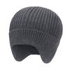 Gorro de punto con orejeras cálidas con forro polar de invierno para hombres y mujeres, para parejas, para ciclismo al aire libre, gorro de lana fría, venta directa de fábrica
