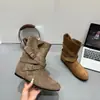 Botas Retro Western 2026 Aumentadoras de Altura Estilo Páramo Otoño/Invierno 5cm Botines Nuevos Botas de Moda Adelgazantes Botas Martin