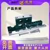 Abrazadera de plástico de alta resistencia para tubería doble abrazadera de tubería fila doble izquierda y derecha abrazadera de tubería de doble orificio fijación de tubería de agua tubería de aceite abrazadera de plástico de alta resistencia para tubería