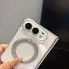 Adecuado para iPhone 18 Duo: Soporte magnético transparente giratorio 360 grados, acrílico 18D de Apple, diseño minimalista y protección a prueba de caídas
