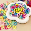 Banda elástica pequeña banda para el pelo de bebé bolsa anillo de toalla sin costuras anillo para el pulgar no daña la cuerda del pelo cuerda para el pelo de niñas accesorios para el pelo de niños