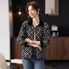 Moda Trendy para Mamás 2025 Otoño e Invierno Nueva Chaqueta de Punto con Cuello Solapa para Mujeres de Mediana Edad y Mayores, Abrigo Corto Elegante para Primavera y Otoño