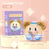 Boneca Desenho Animado Donut Blocos de Montar Urso Morango Montagem Brinquedos Educativos Infantis Presentes de Celebridade da Internet Atacado Dropshipping