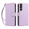 Funda de Cuero Adecuada para Teléfono Móvil Sony Xperia1Vii Funda Flip para Teléfono Ace Iii Funda para Teléfono Anti-Robo Rfid Cepillada