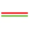 Guirnalda de cubierta de techo tricolor con personalidad para coche, Alemania, Italia y Francia, decoración de cubierta de motor tricolor, pegatinas para coche