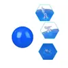 Bola de Praia Azul Inflável de PVC Bola de Brinquedo de Praia Cor Sólida Interativa Pai-Filho bola de praia&piscina