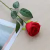 Jingshuo Flor Artificial Flor de Rosa Rosa de Veludo Flor Artificial Decoração de Casa Casamento Casamento Noiva Segurando Buquê de Rosas
