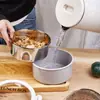 Marmita Térmica de Aço Inoxidável para Trabalhadores de Escritório e Crianças, Marmita de Grau Alimentício para Estudantes, Caixa de Conservação Micro-ondas e Aquecível