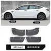 Adequado para Tesla Model 3/Y Para-lamas Ocultos Sem Furação, Acessórios de Bloqueio de Lama e Areia para Rodas Dianteiras e Traseiras Processamento e Personalização