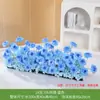 Interior y; Partición Floral Artificial de Plástico y Seda para Exteriores Fe