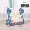 Estante infantil simples casa de chão de pé bebê brinquedo rack de armazenamento jardim de infância rack de livros de plástico dos desenhos animados rack de livros ilustrados