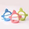 Bebê Bebê Pulseira Luvas Dente Goma Fervida Silicone Macio Bebê Mordida Goma Moedor