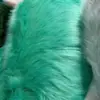 Suministro en Stock de Tela de Piel Sintética de Zorro Pequeña de 5 cm, Material de Felpa Larga, Tela para Alfombra de Pelo Largo de 5 cm, Ropa de Piel Sintética