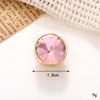 Nuevos y creativos accesorios de aleación de zinc con forma de gema de amor, moda versátil, multiestilo, para zapatos con agujeros, accesorios de flor