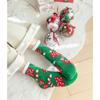 Meias de Natal Transfronteiriças para Mulheres, Presentes para o Inverno, Novas Meias Quentes de Veludo Coral, Macias e Sedosas para Dormir, Atacado Moderno