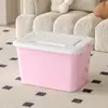 Caja organizadora de almacenamiento de juguetes tipo colcha extragrande, caja de almacenamiento de ropa, caja de almacenamiento de plástico para armario al por mayor