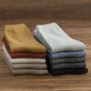 Calcetines calcetines de hombre en otoño e invierno calcetines cálidos color liso calcetines de algodón para hombre calcetines casuales calcetines de rayas para hombre fabricantes al por mayor