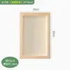Moldura de Madeira Sólida Ultra-Leve para Quadro de Argila Criativo Feito à Mão Material DIY Moldura de Madeira Moldura para Foto de Argila Moldura Vazia Exibição de Trabalho com Argila Colorida
