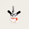 Pingente de Bolsa de Filhote Fofo Pingente de Mochila Boneca Boneca de Pelúcia Chaveiro Pingente de Filhote Presente Criativo