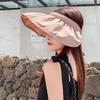 Gorra de goma negra con doble uso para mujer, sombrero para el sol, protector solar, ultravioleta, parte superior vacía, para exteriores, Internet, sombrero rojo para el sol, verano