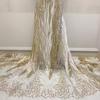 Encaje Bordado con Lentejuelas Europeas, Americanas y No de Medio Oriente Estrellas Vestido de Fiesta Disfraces Tela Bordada Lentejuela
