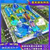 Parque aquático inflável grande equipamento de diversão piscina escorrega combinação suporte piscina parque inflável infantil fabricantes