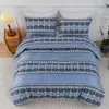 Juego de funda de edredón y fundas de almohada de tres piezas estilo hogar moderno para comercio exterior transfronterizo, juego de ropa de cama para camas individuales y dobles