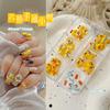 Jóias para arte em unhas Diamante Desenho animado Resina Dopamina Morango Urso Porquinho Pato Acessórios fofos para decoração de unhas