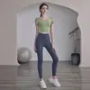 Set de Yoga de Entrenamiento Profesional de Pilates para Mujeres, Diseño de Espalda Hermoso Hueco, Chaleco con Almohadilla Fija en el Pecho, Ropa Deportiva para Entrenamiento en Gimnasio