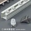 Riel de Cortina de Aleación de Aluminio Engrosado Riel Silencioso de Alta Resistencia Doble Venta al por Mayor Riel de Aluminio de Alta Resistencia Venta Caliente Transfronteriza