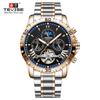 2025Tevise Reloj de Moda para Negocios Reloj Mecánico para Hombre Impermeable Tourbillon Reloj con Correa de Acero Reloj Multifuncional para Hombre